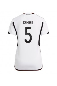 Tyskland Thilo Kehrer #5 Fotballdrakt Hjemme Klær Dame VM 2022 Korte ermer